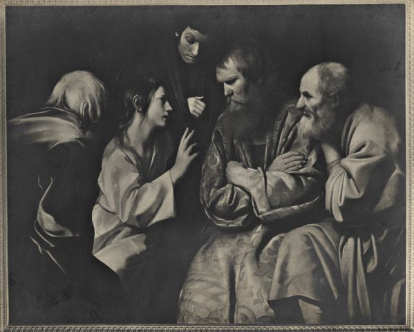 Alinari, Fratelli — Galli Giovanni Antonio - sec. XVII - Disputa di Gesù con i dottori del Tempio — insieme